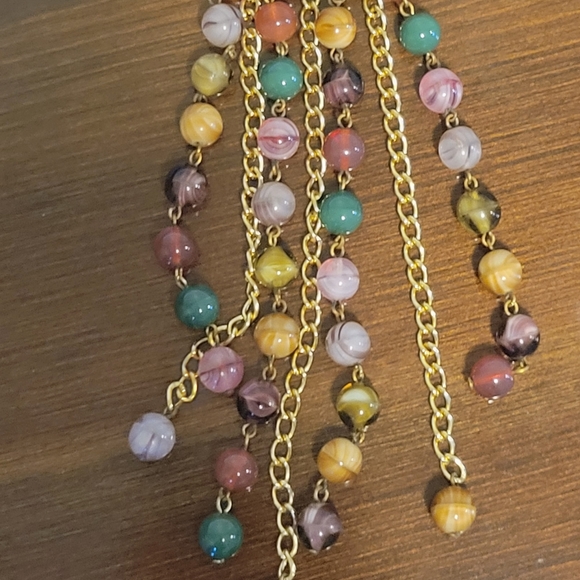 Chandelier style Necklace - Art Deco Costume Jewelry - Picture 2 of 4